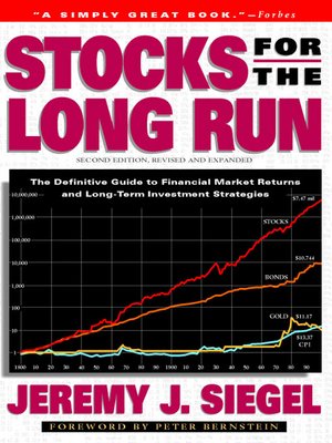 cover image of Stocks for the Long Run